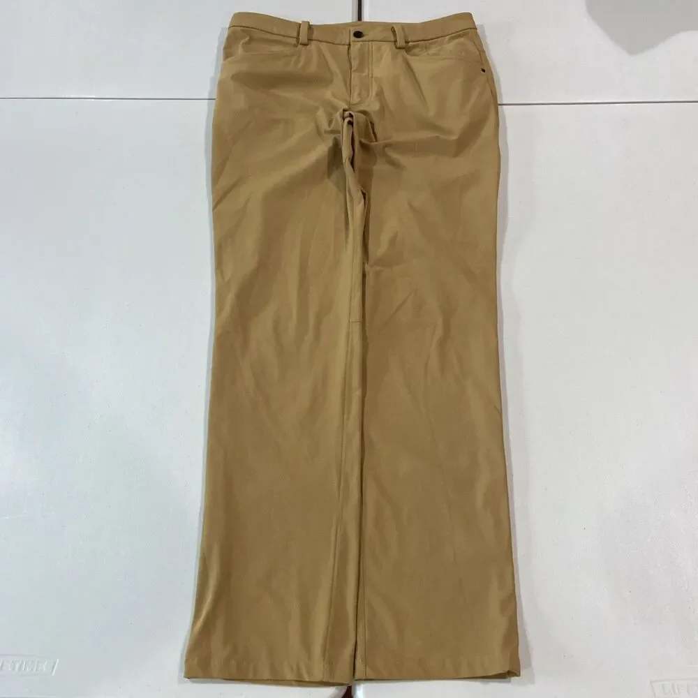 Lululemon Pants Men 32x33 Brown Commission ABC 6 Pocket Warpstreme E40416